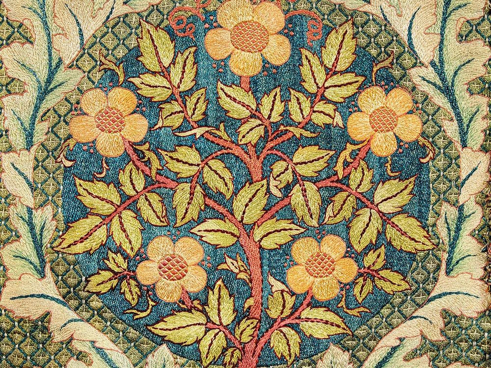 William Morris 's (1834-1896) Rose. poster detail