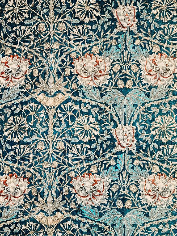 William Morris 's Honeysuckle (1876). poster — botanical art