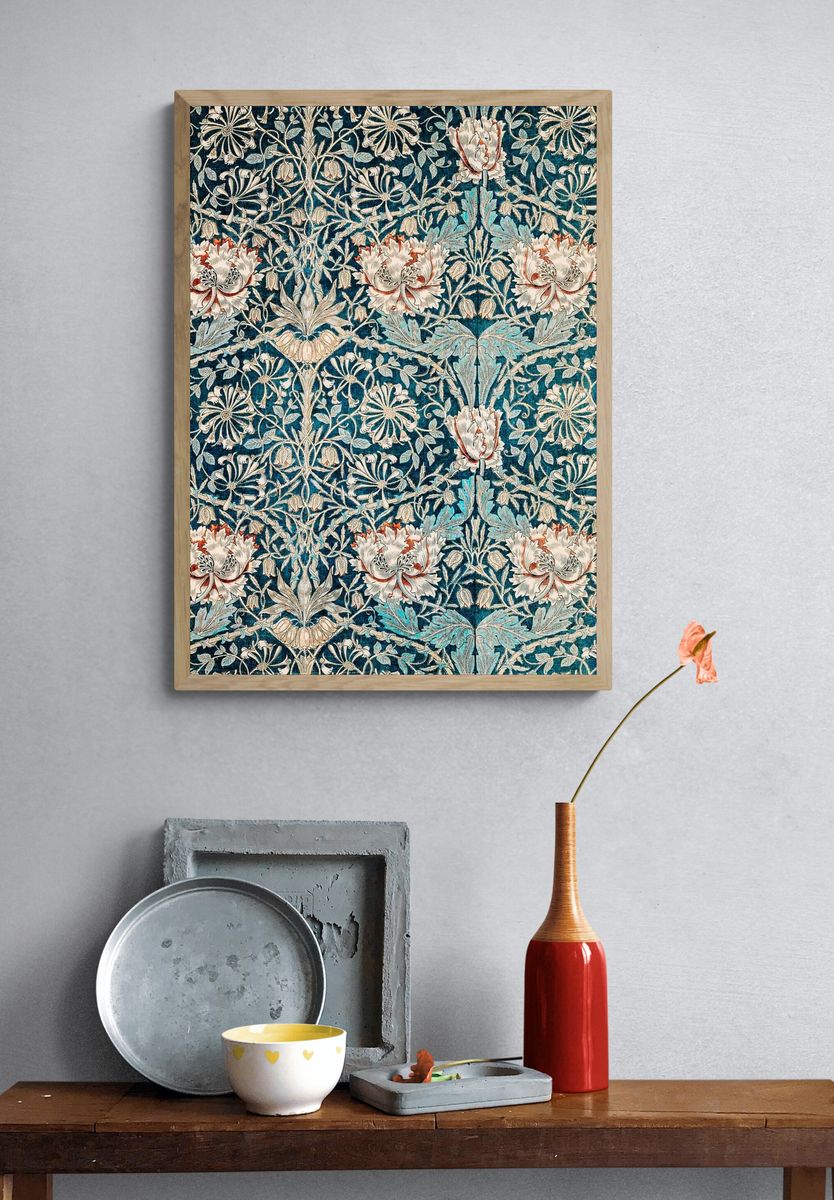 William Morris 's Honeysuckle (1876). — room view 3
