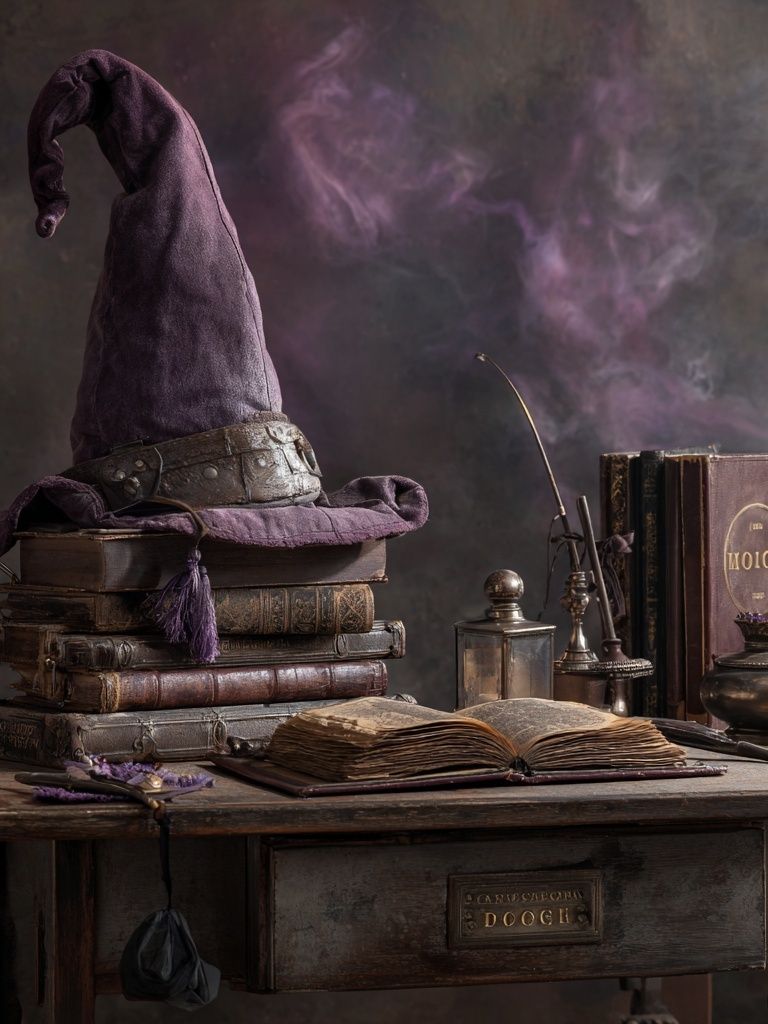 Wizard Hat Still Life Poster. poster — illustration art