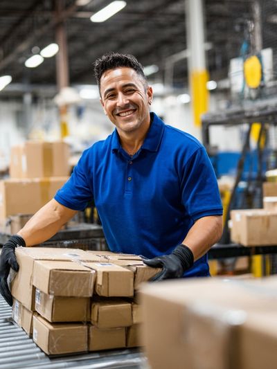 Warehouse Worker — Photography Print. poster print