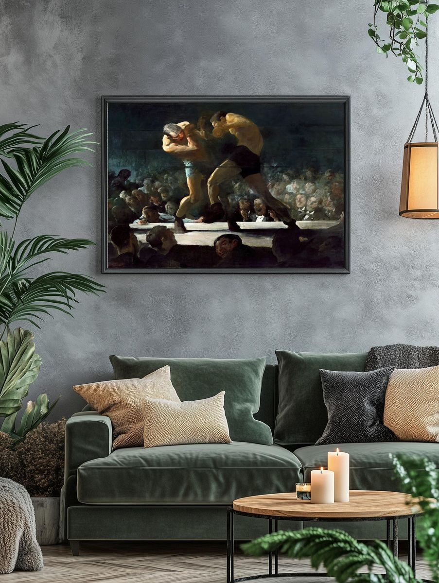 Club Night (1907) painting high. — room view 4