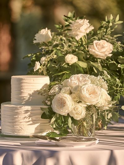 White Roses Wedding Photography Poster.