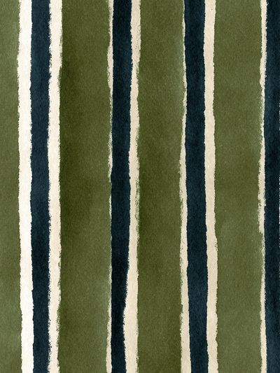 Watercolor Striped Pattern Poster. poster