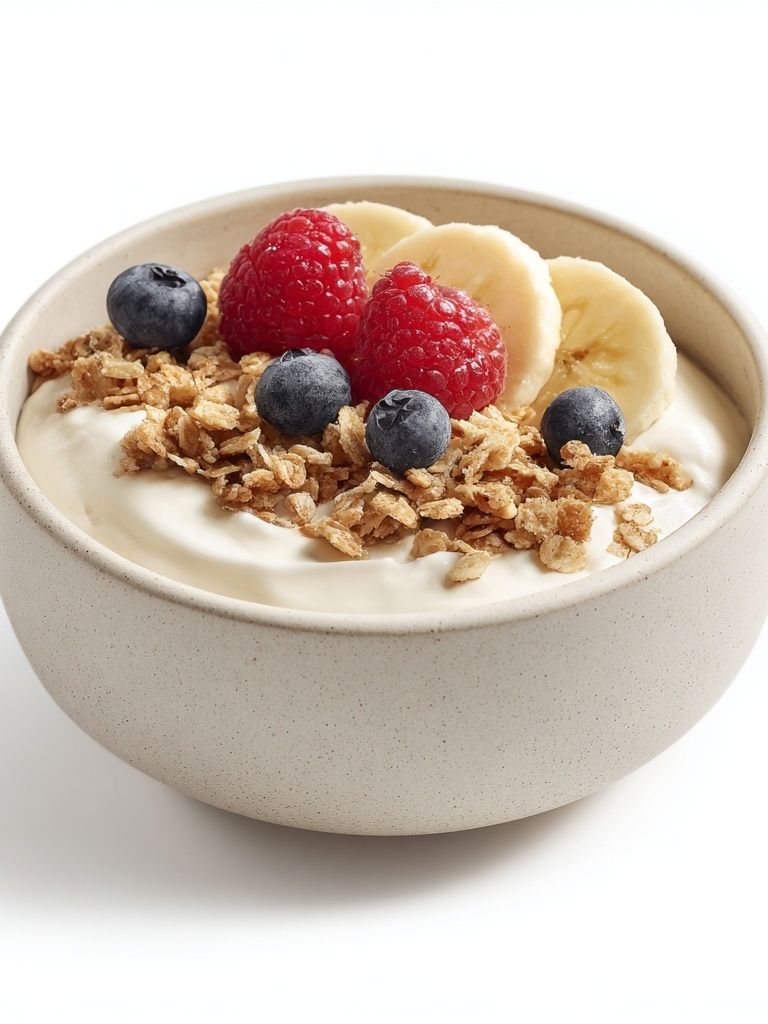 Yogurt Bowl with Berries — Food Print. poster detail