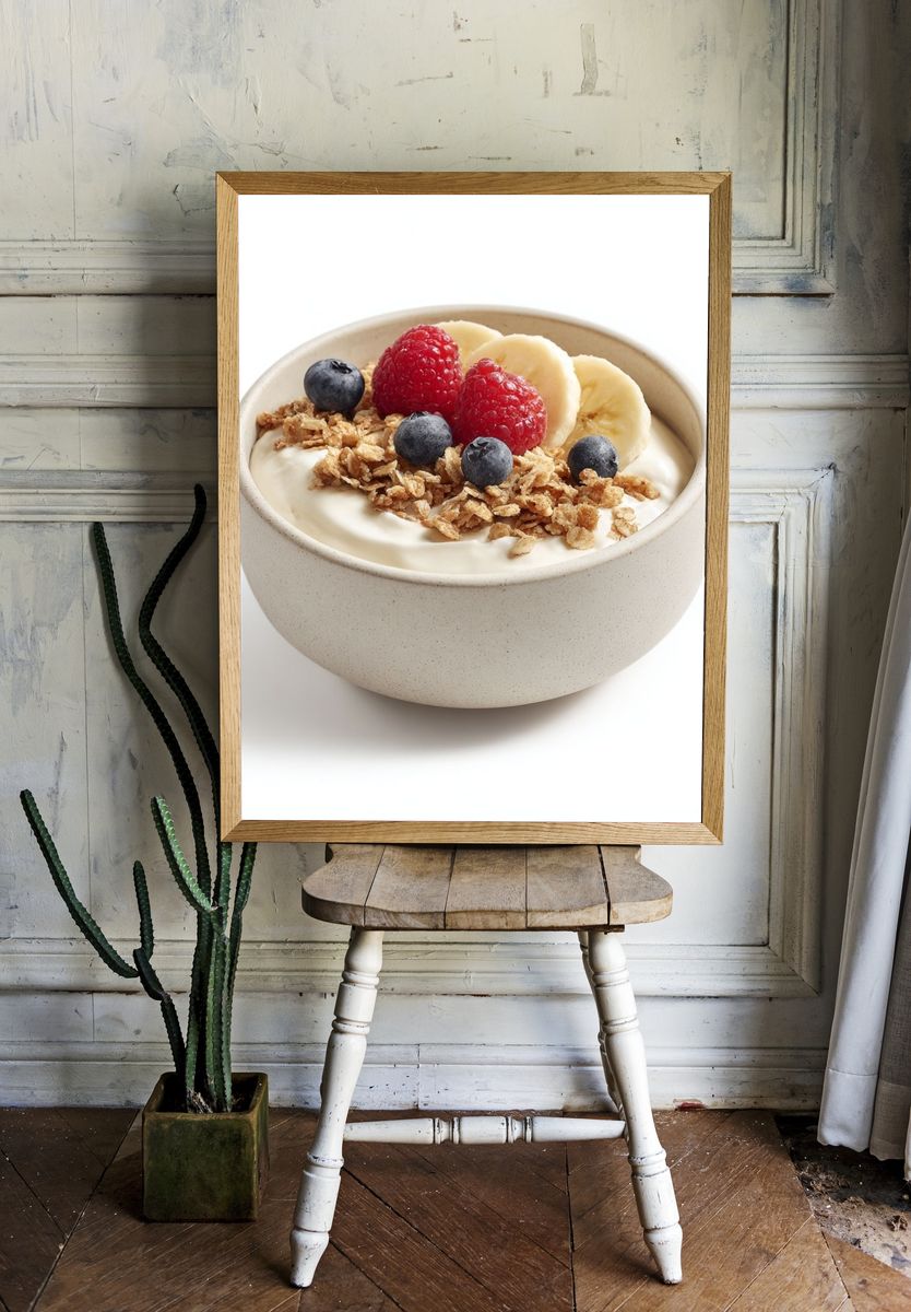 Yogurt Bowl with Berries — Food Print room preview