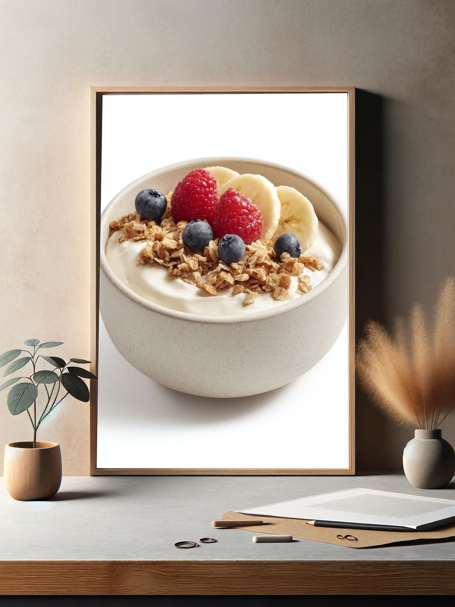 Yogurt Bowl with Berries — Food Print. — room view 2
