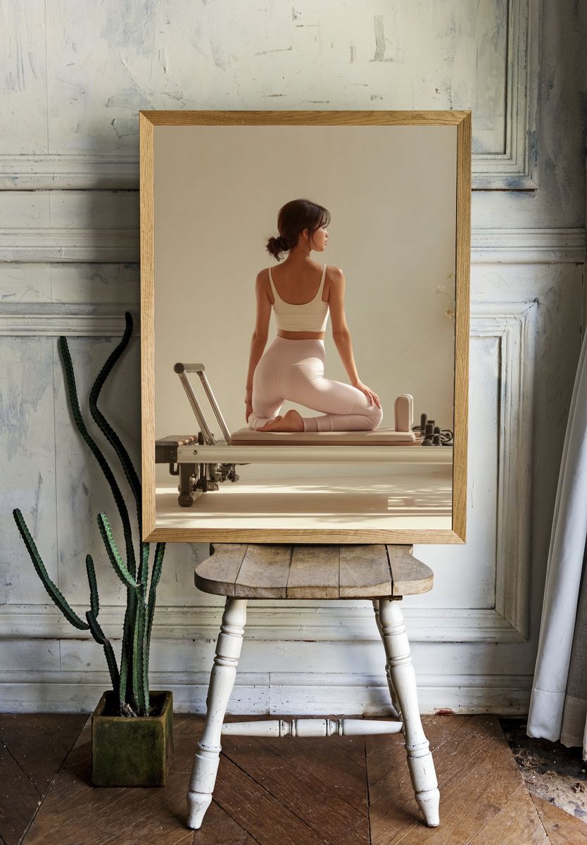 Yoga Practice — Minimalist Print room preview