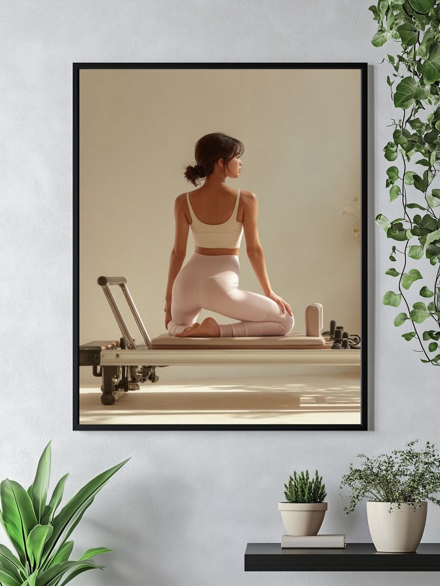 Yoga Practice — Minimalist Print. — room view 4