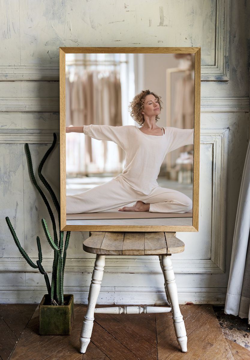 Yoga Meditation Photography Poster. room preview