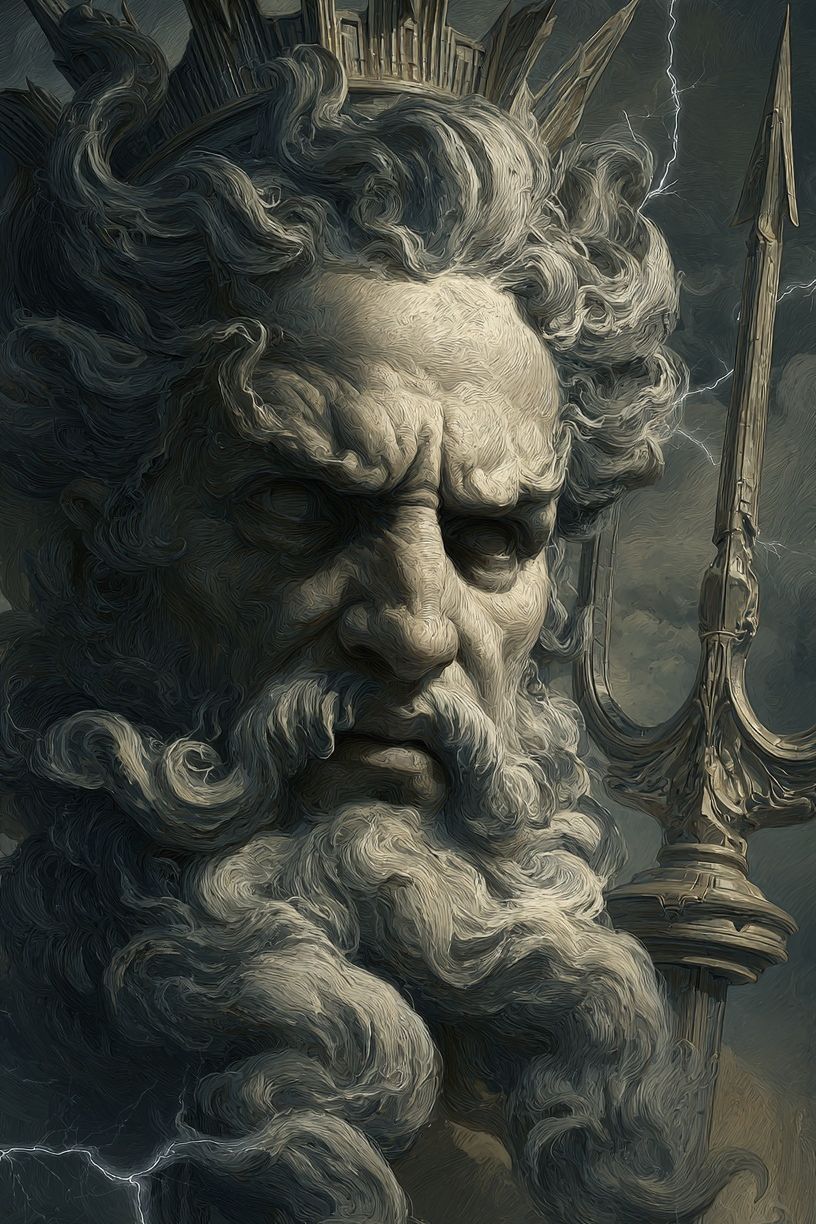 Zeus — Fine Art Print. poster — fine-art art