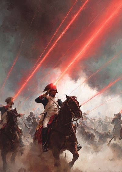 Epic Battle Scene — Fine Art Print. poster print