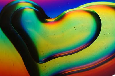 Colorful Heart Abstract Poster. poster