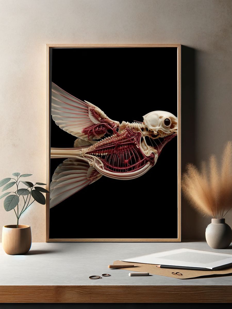 Anatomy of a Bird — Fine Art Print. — room view 2