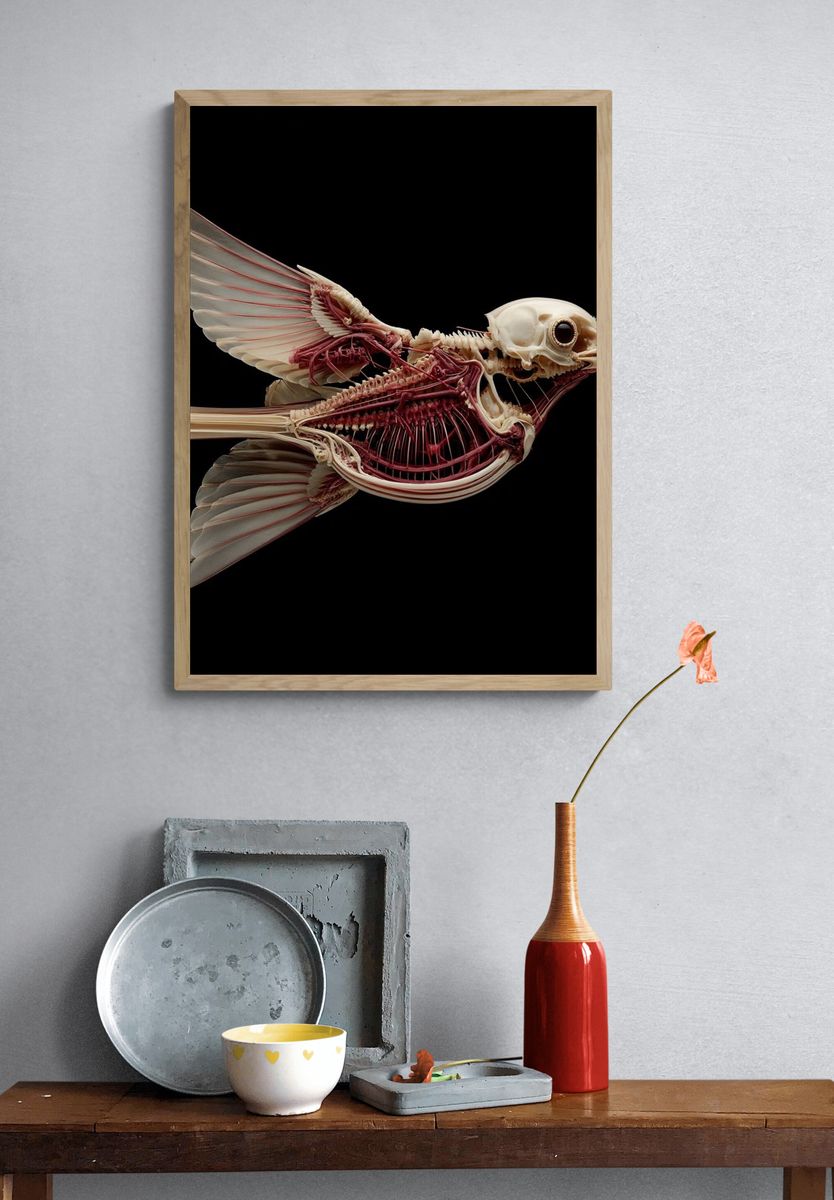 Anatomy of a Bird — Fine Art Print. — room view 3