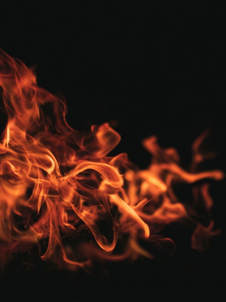 Ember Flames Abstract Poster. poster — abstract art