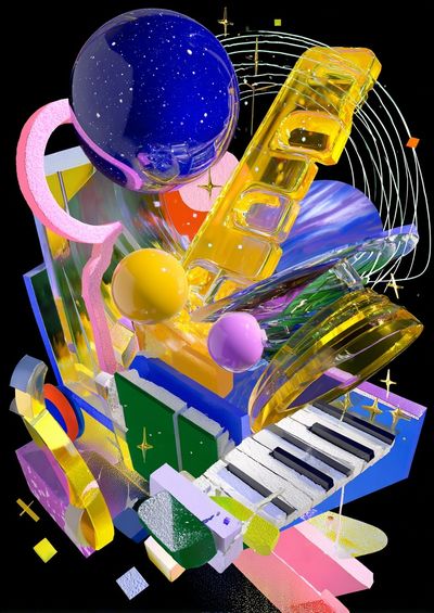 Abstract Geometric Poster. poster print