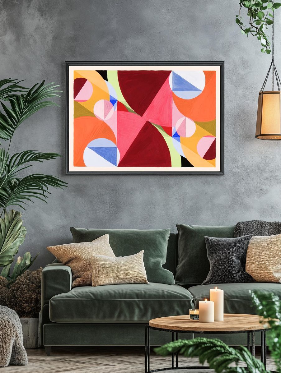 Area Broken Perpendiculars (ca.1934) painting. — room view 4