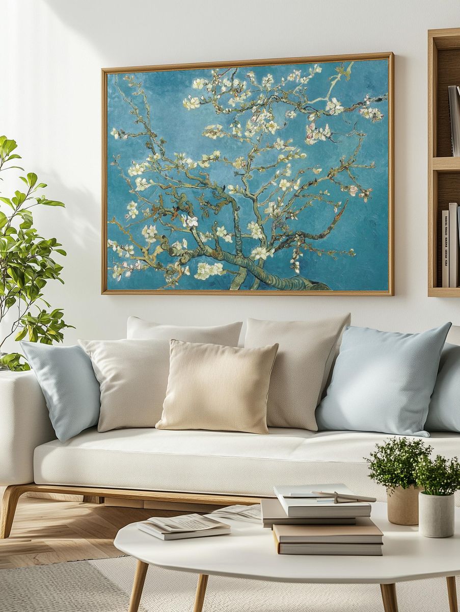 Almond Blossom — Fine Art Print. — room view 2
