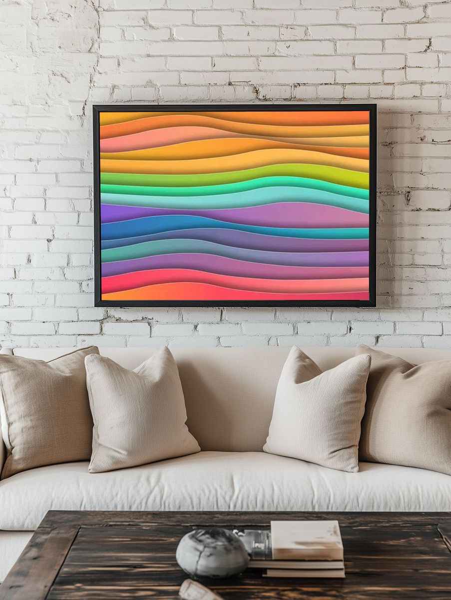 Colorful papers. — room view 1