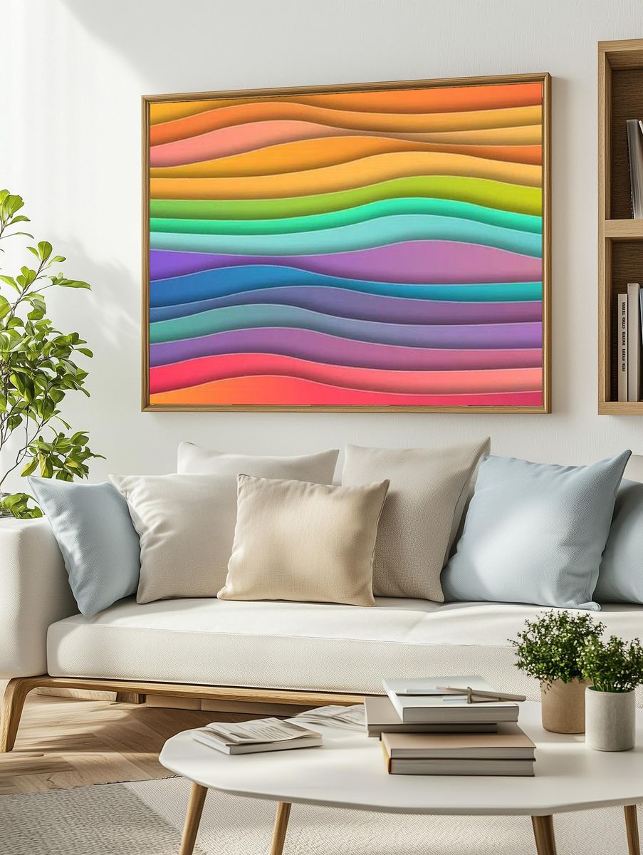 Colorful papers. — room view 2