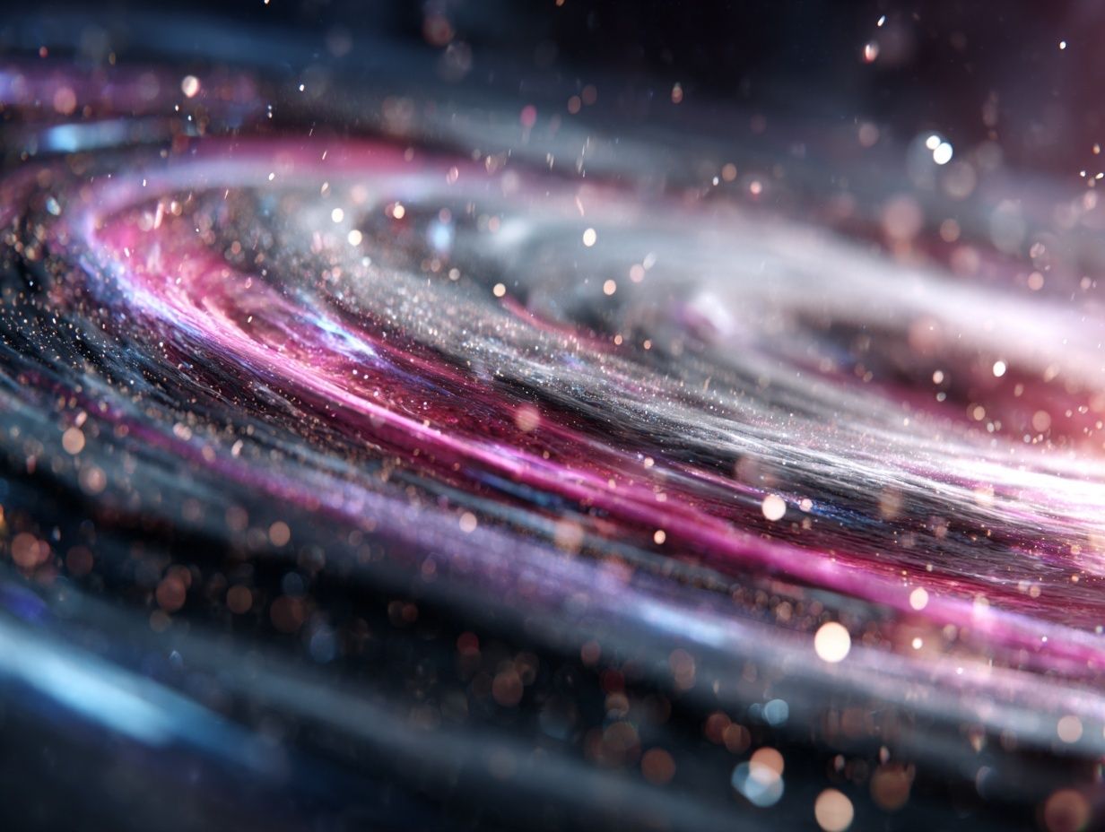 Cosmic Swirl Abstract Poster. poster — abstract art
