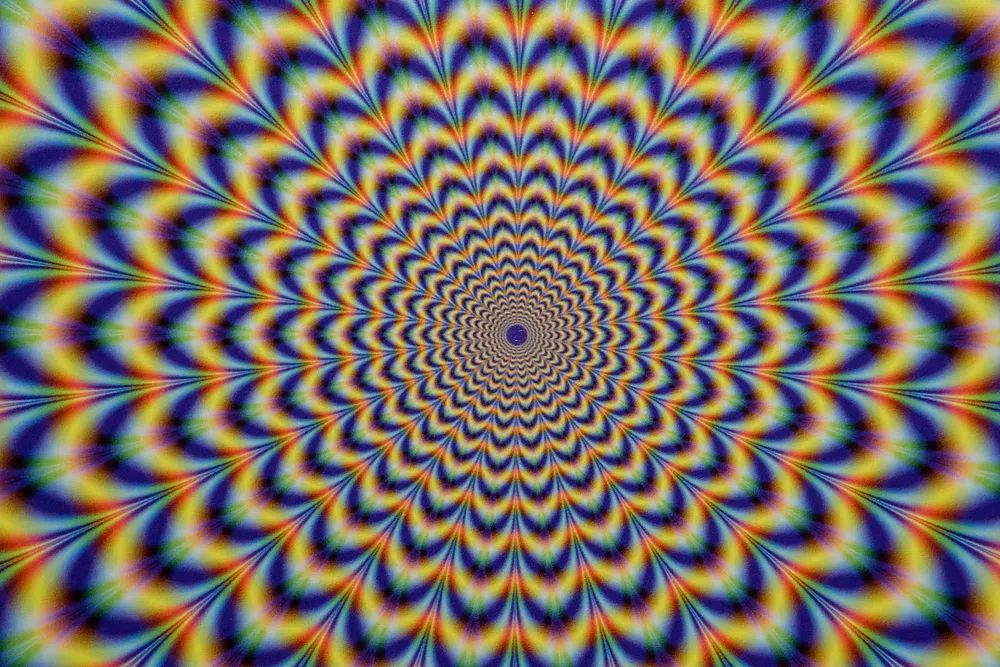 Illusion background. poster detail