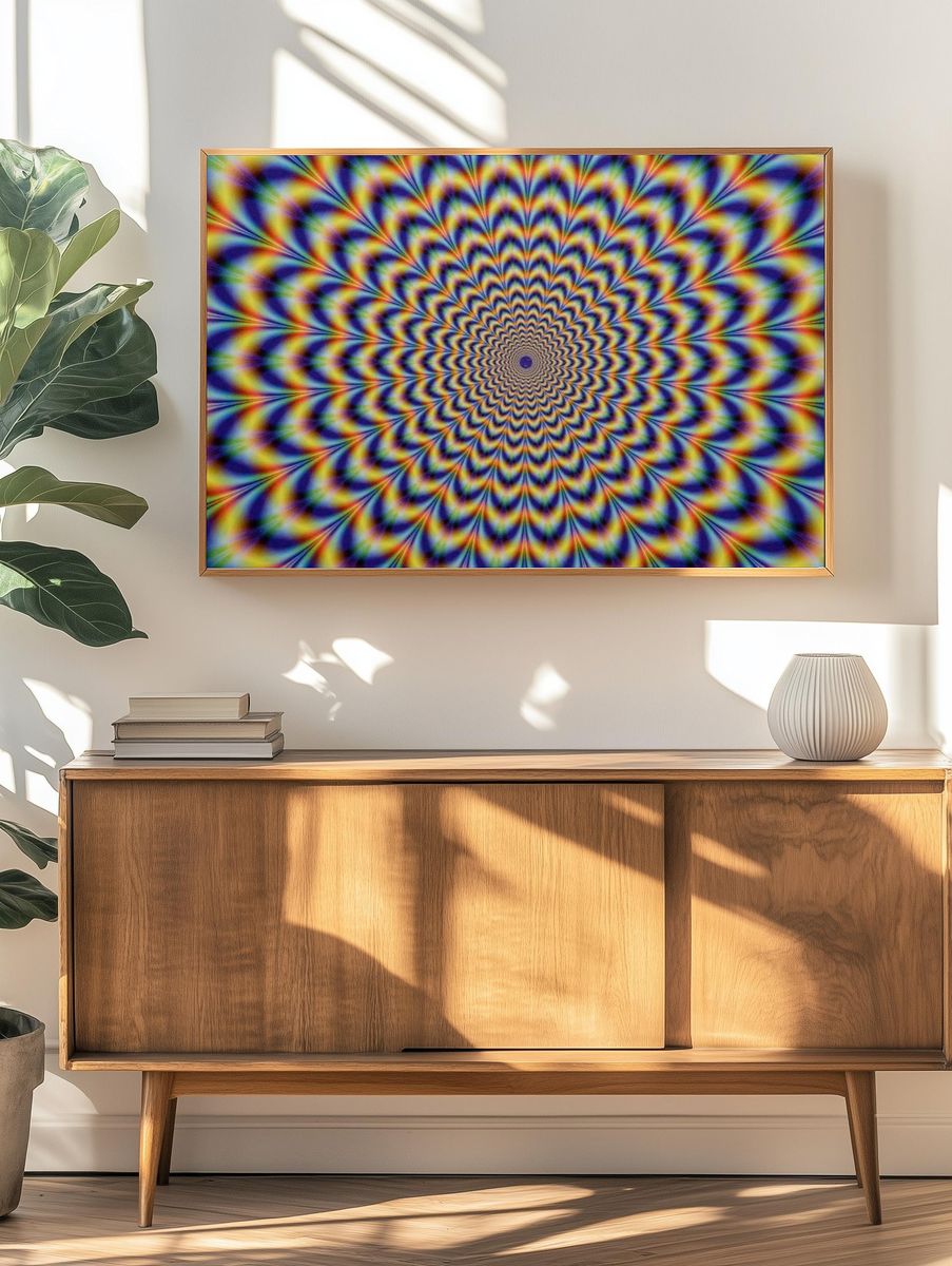 Illusion background. — room view 3