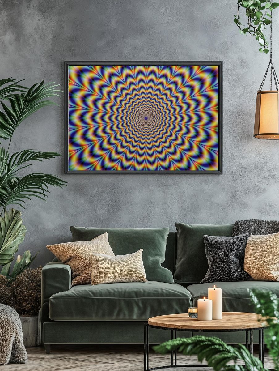 Illusion background. — room view 4