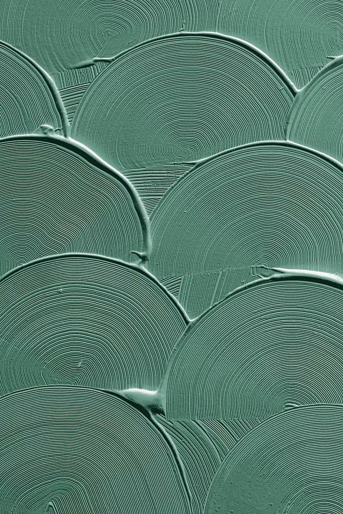Green curve brush stroke texture. poster detail