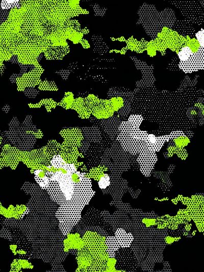Neon Camouflage Abstract Poster. poster