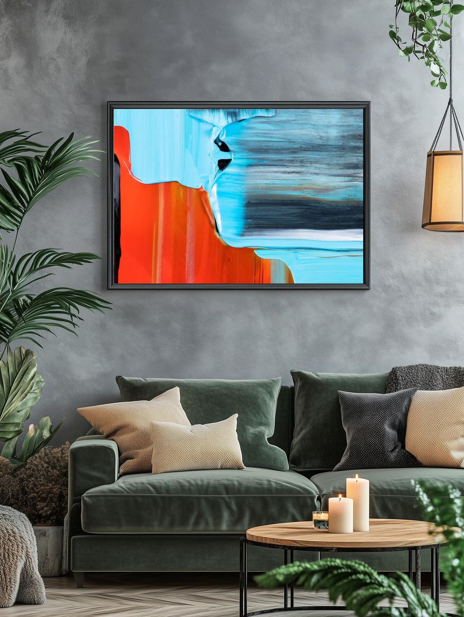 Colorful textured background wallpaper, abstract. — room view 4