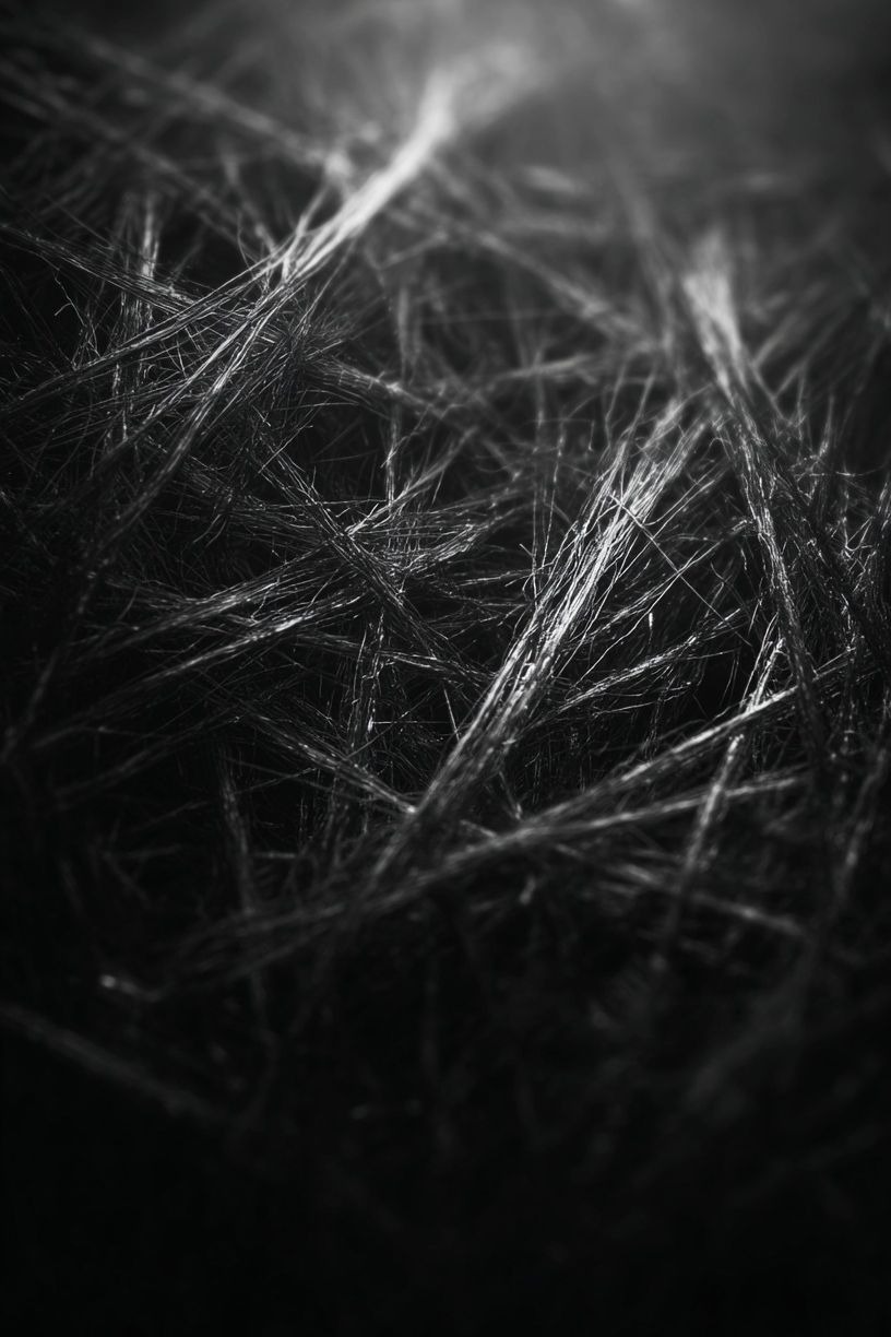 Abstract Scribbles — Black-White Print. poster detail
