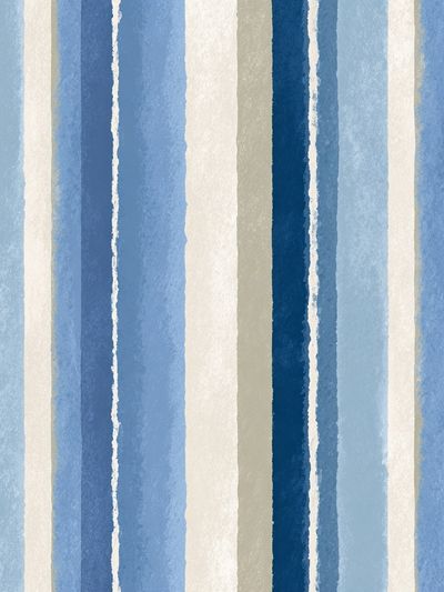 Blue Striped Abstract Poster. poster