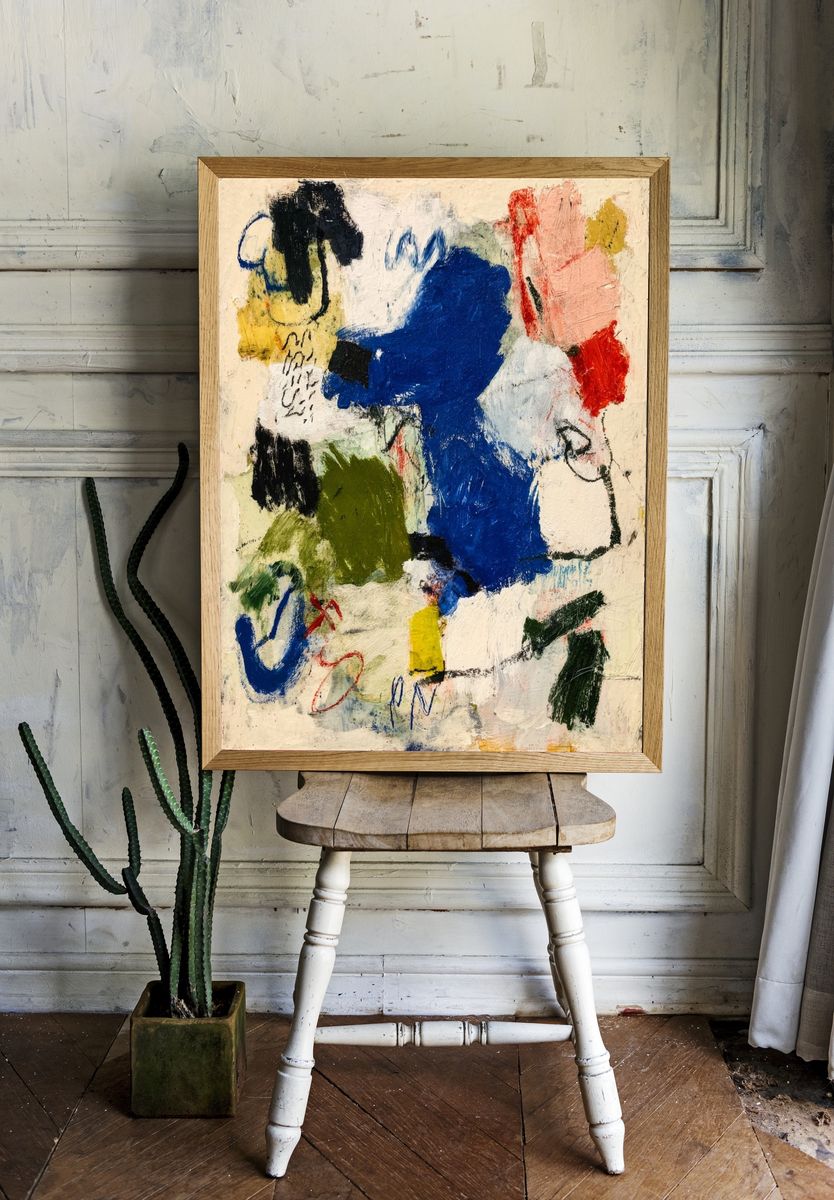 Abstract Color Field Poster. — room view 1
