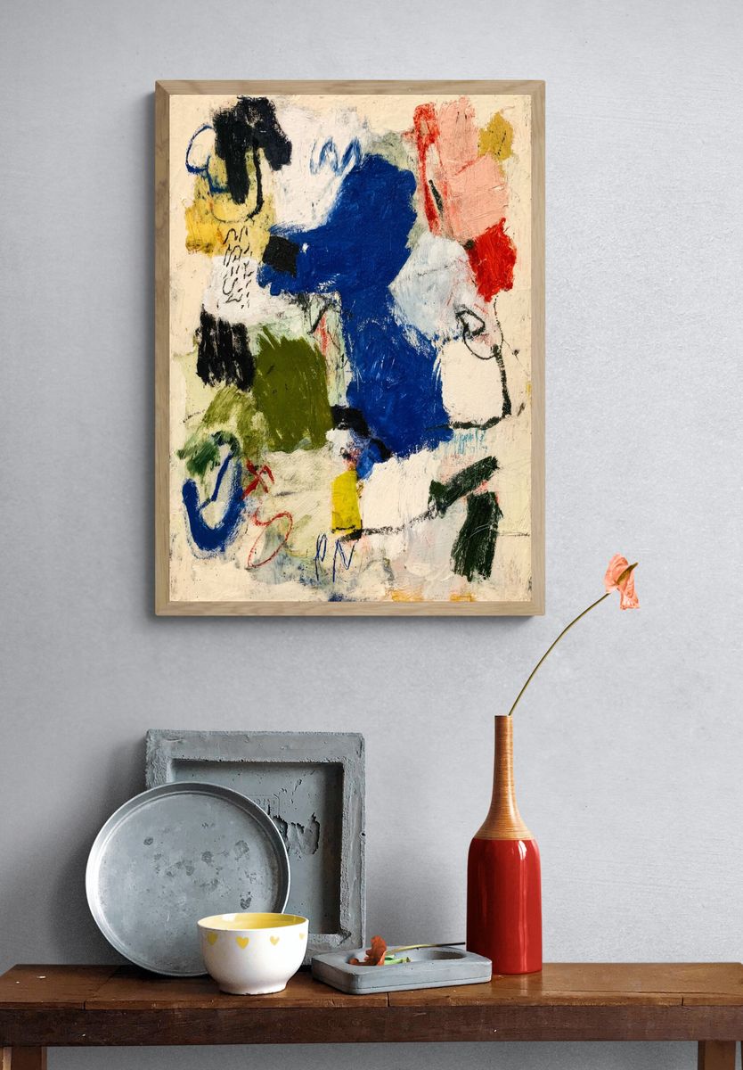 Abstract Color Field Poster. — room view 3