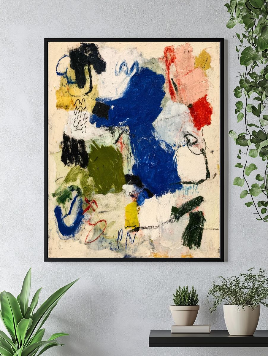 Abstract Color Field Poster. — room view 4