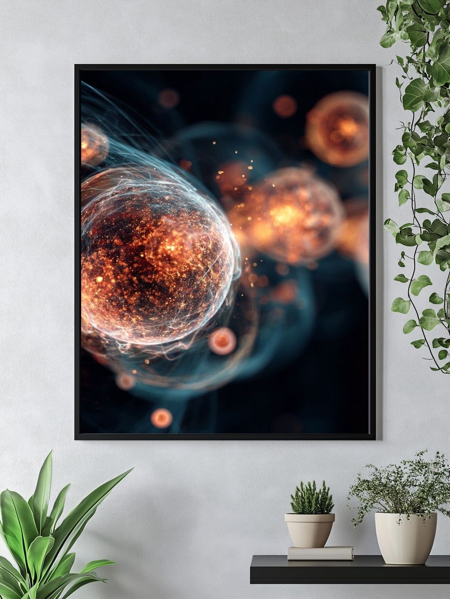 Cosmic Energy — Abstract Print. — room view 4