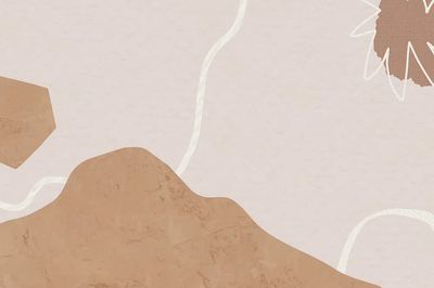 Abstract Earth Tones Poster. poster print