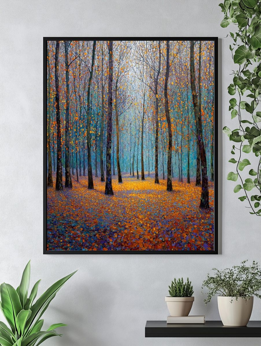 Autumn Forest — Fine Art Print. — room view 4