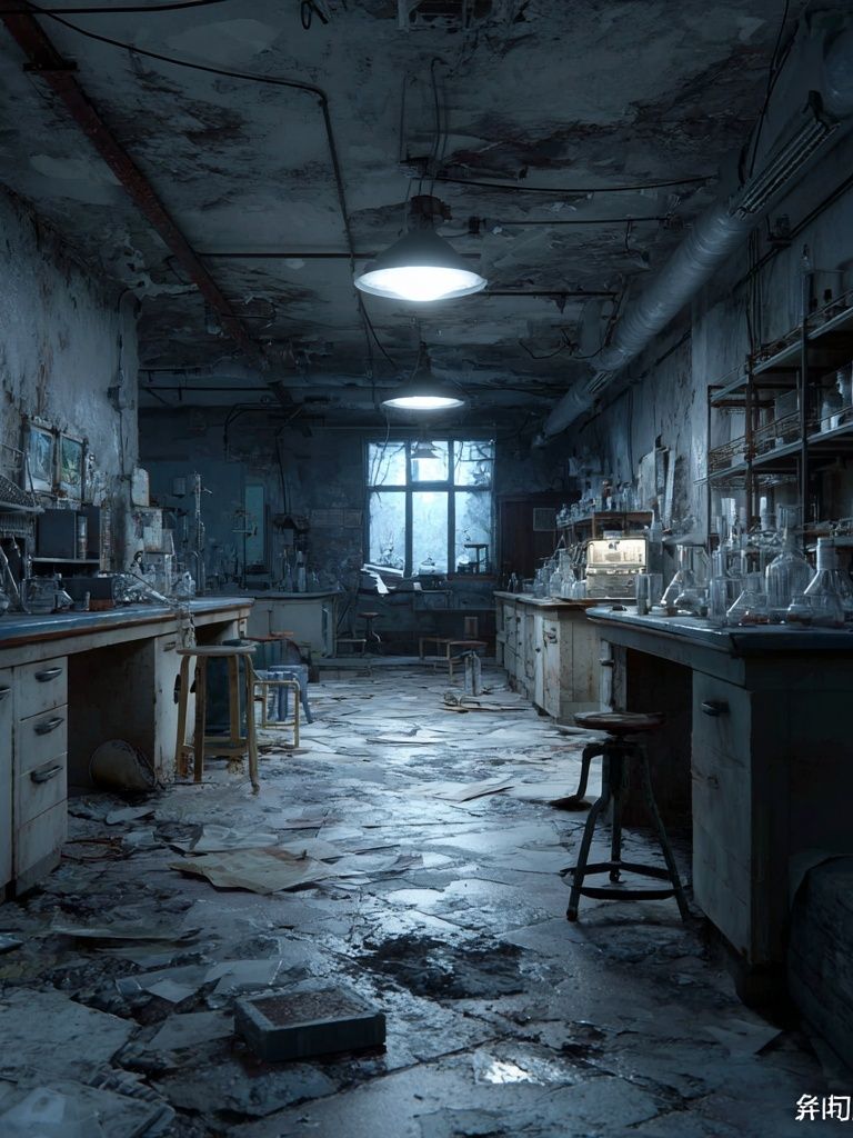 Abandoned Laboratory — Fine Art Print. poster detail