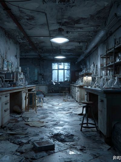 Abandoned Laboratory — Fine Art Print. poster