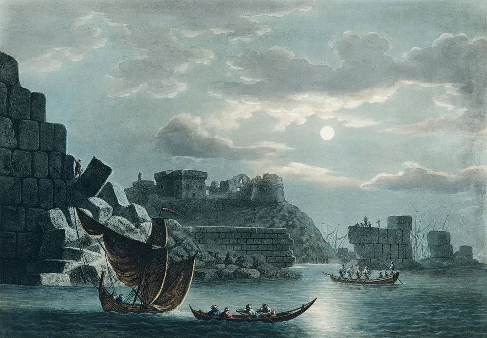 Island Tortosa Views Ottoman Dominions. poster detail