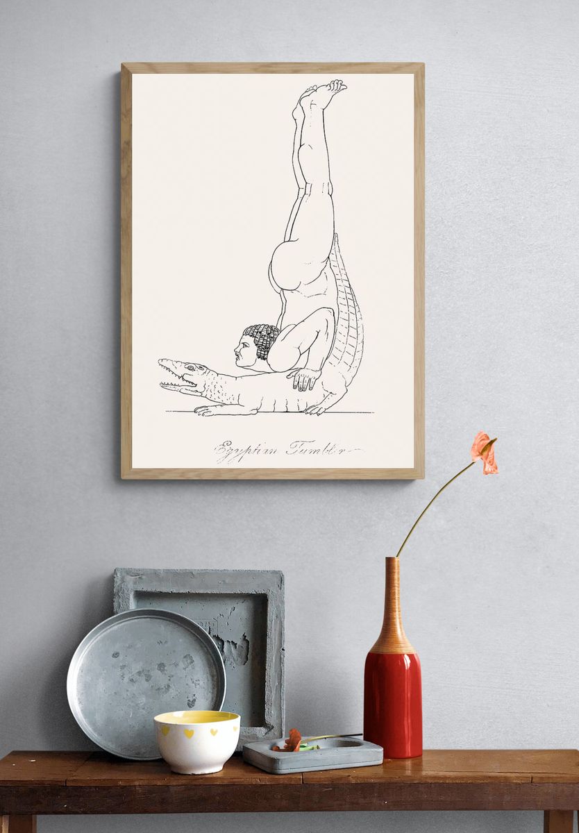 Egyptian tumbler illustration Egyptian, Grecian. — room view 3