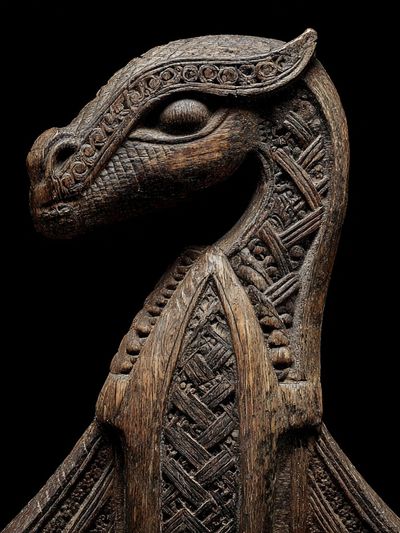 Carved Wooden Horse Sculpture Print. poster print