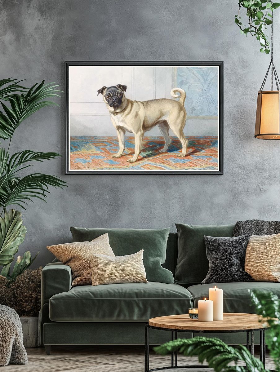 Portrait Edwin Vom Rath’s Pug. — room view 4