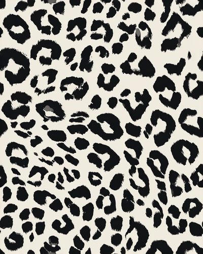 Black Leopard Print Poster. poster print