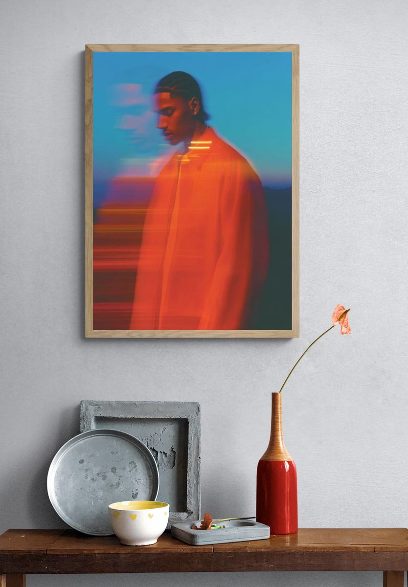 Abstract Portrait — Photography Print. — room view 3