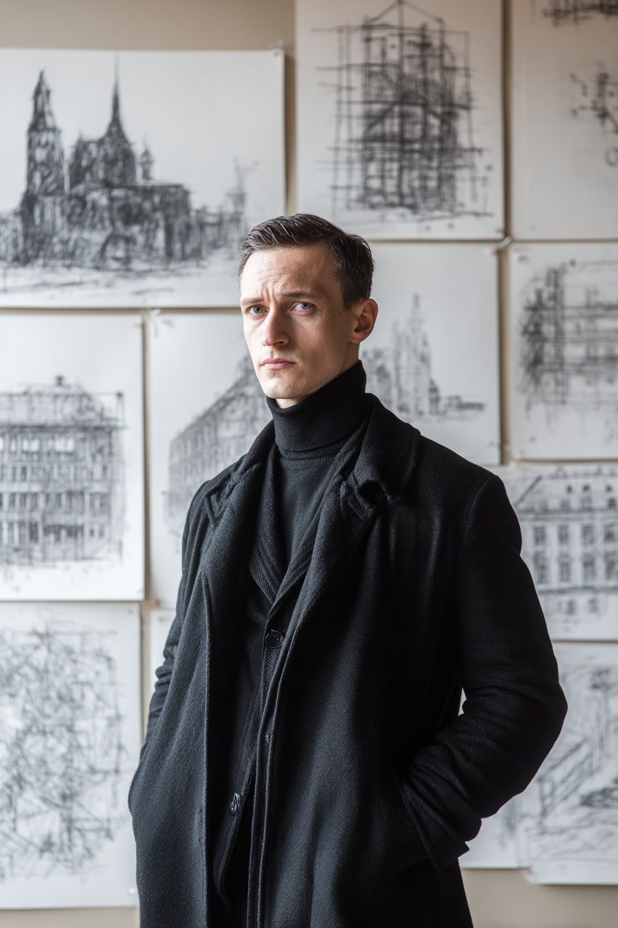 Architect Portrait Photography Poster. poster — photography art