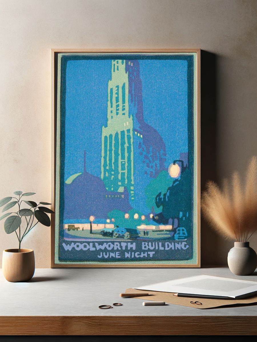 Woolworth Building June Night (1916). — room view 2